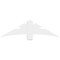 Ekena Millwork Alberta Architectural Grade PVC Gable Bracket, 60"W x 17 1/2"H x 4"D x 6"F, 7/12 Pitch GBP060X18X0406ALB00 - alternate 3